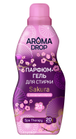 AROMA DROP SPA TERAPY Гель Парфюм для стирки 2 в 1 с кондиционером Sakura, 1000 г/6 — фото