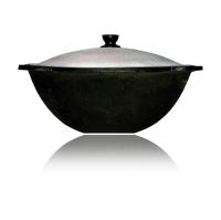 картинка Казан 6,0л чугунный LaDina литой плоское дно алюминиевая крышка в комплекте арт. 73132-3/2 от компании ГлавТорг Красноярск