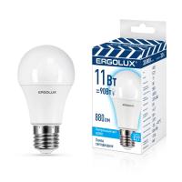 Лампа светод. Ergolux LED-A60-11W-E27-4K (ЛОН 11Вт Е27 4500К 220-240В, ПРОМО) — фото