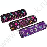 картинка Пенал-круглый 21*6*6см "Candy Shop", молния, текстильный /ассорти от компании ГлавТорг Красноярск