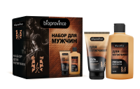 Набор подарочный BIOPROVINCE ONE MEN Гель для бритья увлаж 120мл + Лосьон после бритья успок 140мл — фото