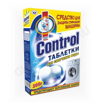 CONTROL таблетки  300гр. д/смягчения воды для стиральной маш.(24 шт.)