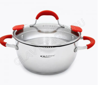 Кастрюля 2,2л [АВРОРА] нержавейка d-18 KT07-D-18/8