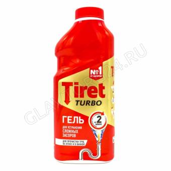 Тирет ТУРБО д/очис.труб гель 500мл