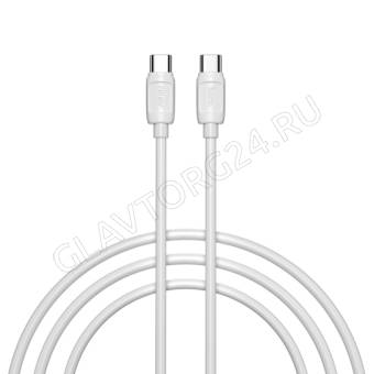 Кабель Type-C штекер-Type-C штекер HOCO X115 1м ПВХ 3А белый