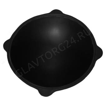 Казан 30,0л чугунный LaDina литой круглое дно б/крышки