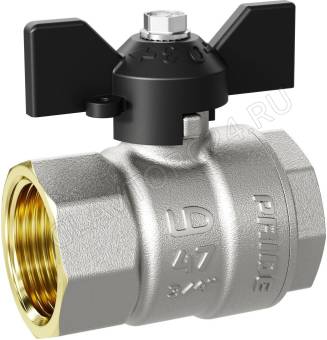 Кран шар. для воды 3/4" г/г бабочка LD Pride LWFFB034