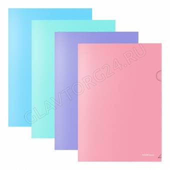 Папка-уголок А4 Diagonal Pastel /ассорти   Erich Krause