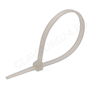 Хомут нейлоновый NOVA (PA) 3.6*200 Белый (100)