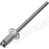 Заклепки вытяжные комбинированные, алюминий-сталь 4,0 х 12 100шт Фасовка