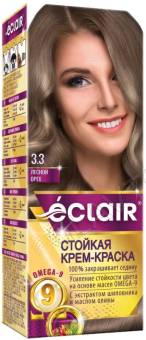 ECLAIR w9 Стойкая крем-краска д/волос № 3.3 лесной орех