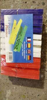 Прищепки пластик 24шт "Pinzas" Европа/288