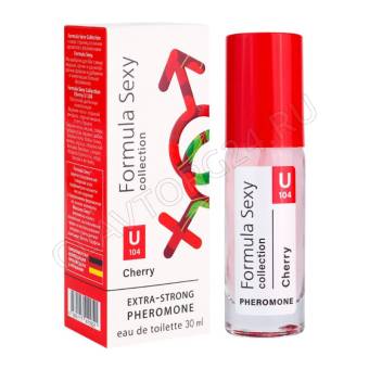 Туалет вода с феромон унисекс Formula Sexy Cherry U104 (Формула Секси Черри U104)-30 мл