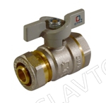 Кран шар. 20*3/4 ц/г бабочка СТМ СТАНДАРТ CWPF3420