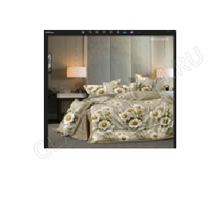 КПБ 2сп Wenge Люкс Перкаль Майя 8068-А/8068-ВПод175*215+Пр220*240+2Нав(70*70)
