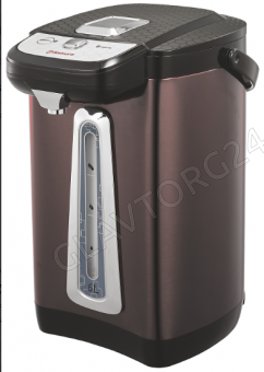 Термопот Sakura SA-1346BR 6л 0,75кВт металл черно-коричневый