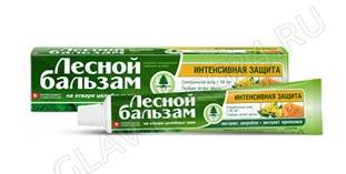 Лесной бальзам зубная паста 75мл/48шт Прополис и Зверобой/интенсивная