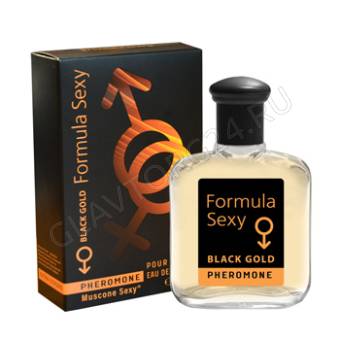 Туалетная вода мужская с феромонами Formula Sexy Black Gold 100мл