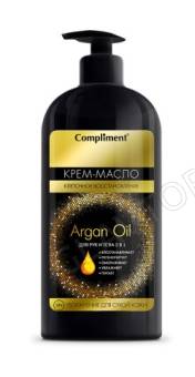 Compliment ARGAN OIL Крем-Масло для рук и тела 5в1 400мл /16 шт.