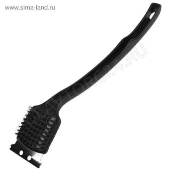 Щетка для чистки гриля 45 см, на длинной ручке (щетка, скребок)   3941084