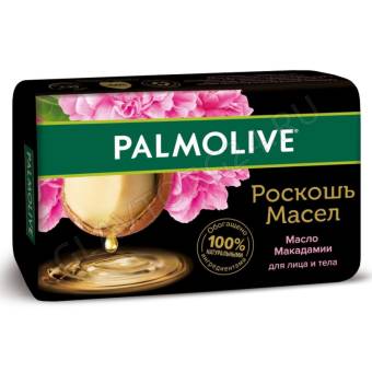 Палмолив туалетное мыло 90гр/72шт Роскошь масел Макадамия 