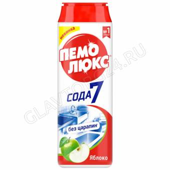 Пемолюкс 480гр сода 7 эффект/16шт.пластик Яблоко