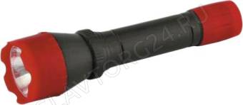 Фонарик Ultra Flash 6102-ТН красный, 1LED, 1 реж, 2XR6