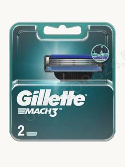 Gillette Mach3 Кассеты мужские 2шт 