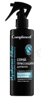 Compliment Спрей-термозащита для волос c эффектом антистатика Hyaluron Filler Гиалуроновое заполнени