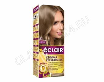 ECLAIR w9 Стойкая крем-краска д/волос № 6.3 капучино