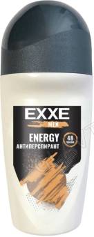EXXE MEN мужской дезодорант антиперсп. ролик 50мл ENERGY/12
