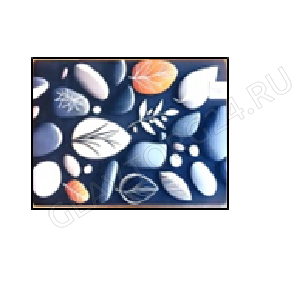 Коврик напольный  TM "HOZBAT"50*80 см NO 12-2
