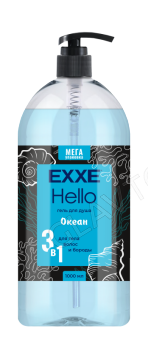 EXXE Hello Мужской гель для душа 3в1 "Океан", 1000 мл/8