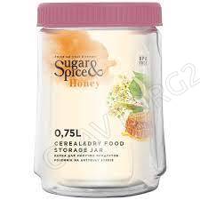 Банка для сыпучих продуктов Sugar&Spice Honey 0,75л брусника