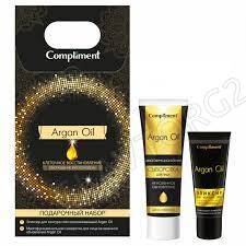 ПН Compliment №1241 ARGAN OIL (Эликсир д.глаз, 25мл + сыворотка д.лица, 50мл)/12шт