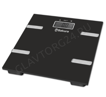 Весы напольные электронные SAKURA SA-5073BK 180кг черный