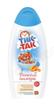 Тик-Так Детский шампунь 350мл с экстрактом персика и пантенолом/6 СВОБОДА