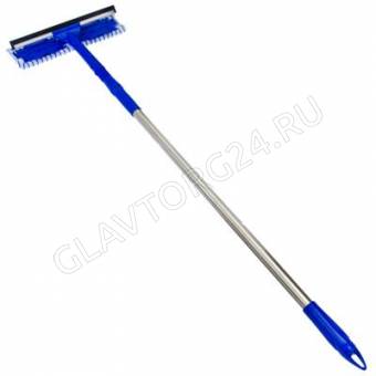 Окномойка микрофибра + ручка телескоп., нерж. сталь, 102-138см, CW-241 VETTA арт. 444-255