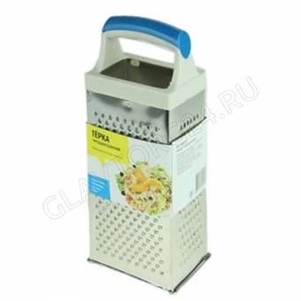 Терка 22см 4-х сторонняя нерж. сталь, полипропилен арт. 885-521