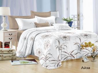 КПБ Евро Satin collection Микросатин АЙЗА Под200*220+Пр220*240+2Нав(70*70)