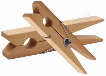 Прищепка бамбук уп/20шт к22