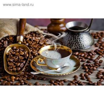 Картина на подрамнике "Кофе" 50*100 см   4194774