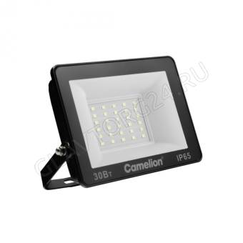 Прожектор светод 30Вт Camelion LFL-3004 C02 черный (LED SMD,3000 лм, 230В, 6500К, 131х118х30)