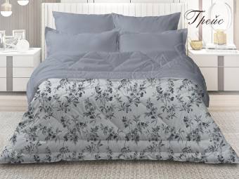 КПБ Евро с одеялом-покрывалом  Микросатин Дашенька Од-покр200*215+Пр220*240+4Нав(70*70+50*70)