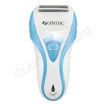 Эпилятор CENTEK CT-2191 аккумулятор 2 насадки бело-голубой