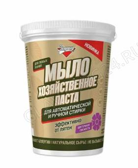 Золушка мыло хозяйственное-паста для стирки «Цветочная свежесть», 450 г