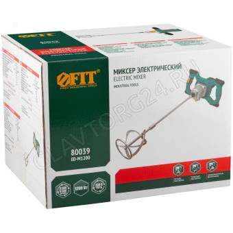 Миксер FIT 1200Вт 0-800об/мин 50Нм 100л металл.корпус/80039