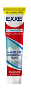 EXXE Зубная паста Максимальная защита от кариеса Max-in-one, 170г/24