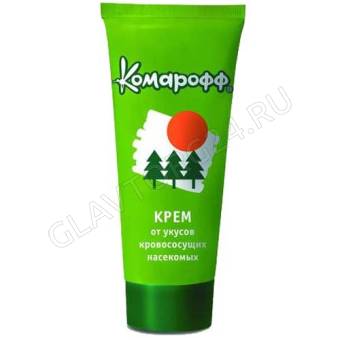 Комарофф крем от комаров пластик100гр/32шт Химик
