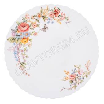 Тарелка 21.5см десертная опаловое стекло Дарина MILLIMI арт. 818-313
